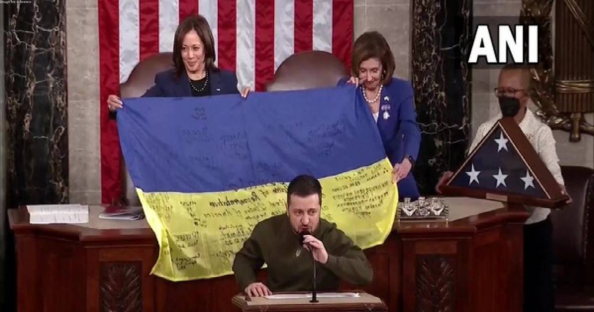 'Ukraine is alive and kicking': Zelensky in address to US Congress